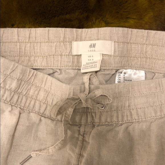 *SOLD* NWOT H&M Linen Pants - Picture 4 of 4